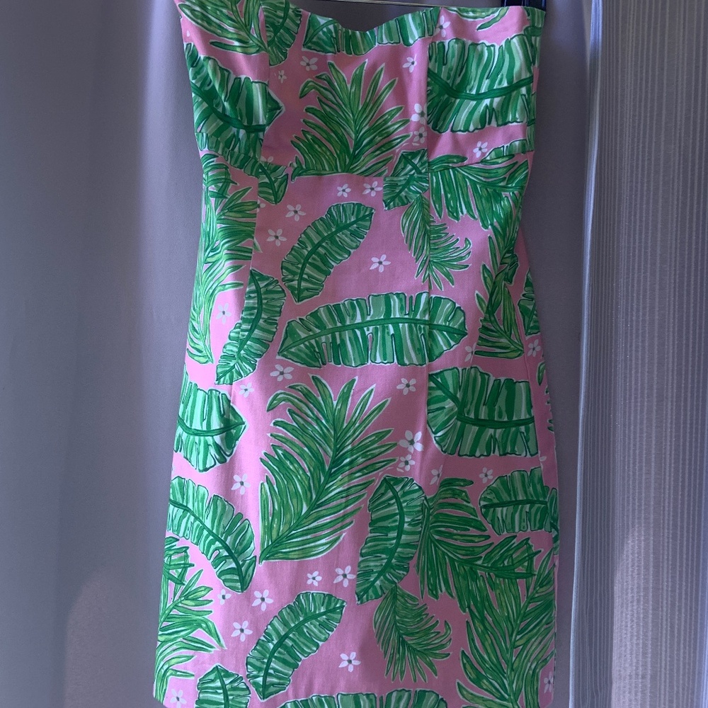 Strapless summer dress